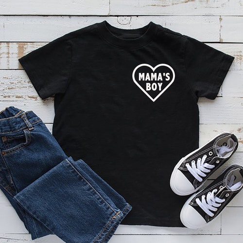 Mama's Boy Shirt Mamas Boy Tee Mama's Sidekick Etsy