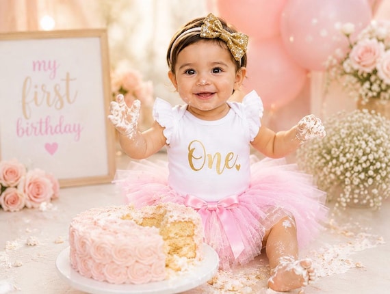 pre-order: first birthday bodysuit dress reviews Personalized Pink Tutu Set Only the best for