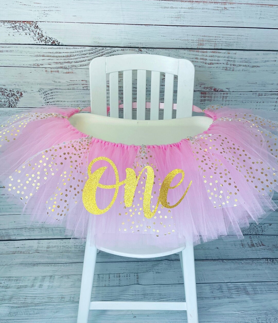 1st Birthday Girl High Chair Banner High Chair Tutu 1st Birthday High