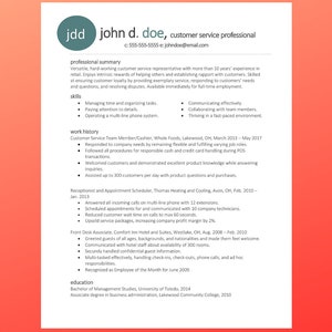 Do-It-Yourself Microsoft Word Resume Template- ATS Friendly Resume Template- Instant Download- Complete Package for Keyword Optimized Resume