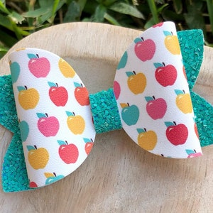 colorful apples bow