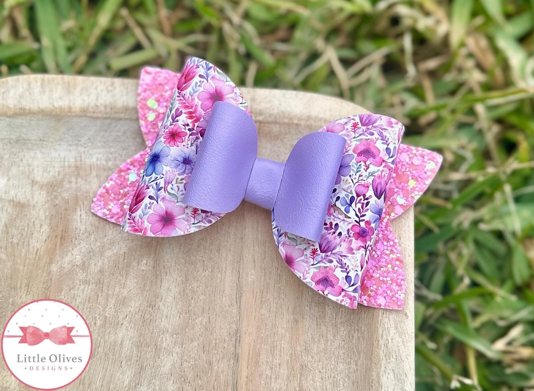 Lovely Floral Bow - Etsy