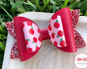 red apples bow