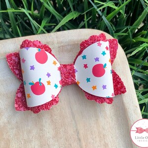 Apples & stars coco bow