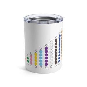 Montessori-pärlor trappglas, lärarpresent till hemundervisning (30 cl)