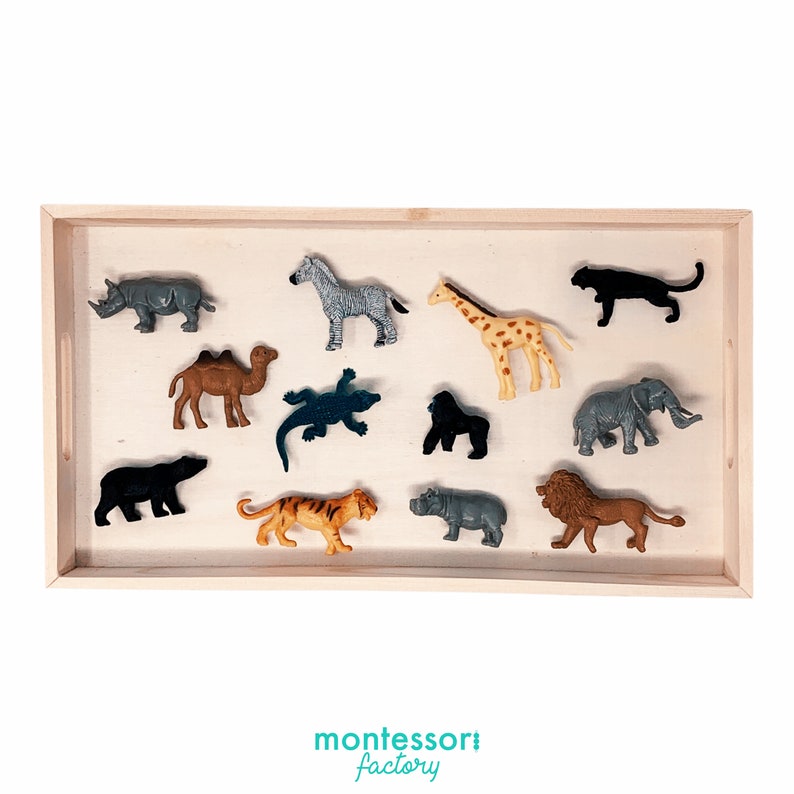 FARM ANIMALS TOOB Figurines Set Montessori Toy Sensory Etsy