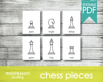 Chess Pieces name and picture Flashcards