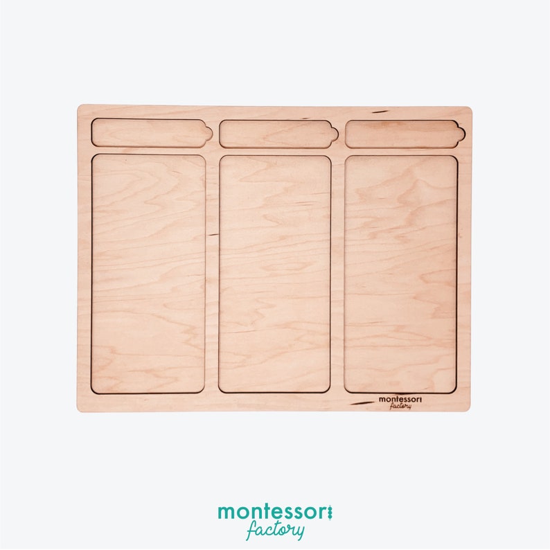 SINGULAR or PLURAL Language Quantity Wooden Sorting Tray Etsy.de