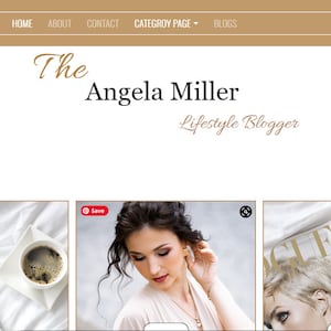 WordPress Theme - Blog Theme Minimal Wordpress Theme, Blog Theme Wordpress, Website Templates, Website Theme, Pretty Template, Blog Template