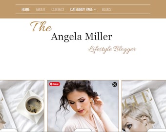 WordPress Thema - Blog Thema Minimaal Wordpress Thema, Blog Thema Wordpress, Website Templates, Website Theme, Pretty Template, Blog Template