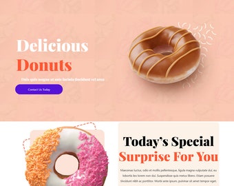 Wordpress Food Blog Theme Simple Product Theme Multi purpose  WordPress  Feminine Pastel Theme ~ Fully Responsive