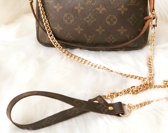 LOUIS VUITTON Monogram 16mm Adjustable Shoulder Strap 188389