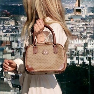 vintage gucci handbag. Brown speedy