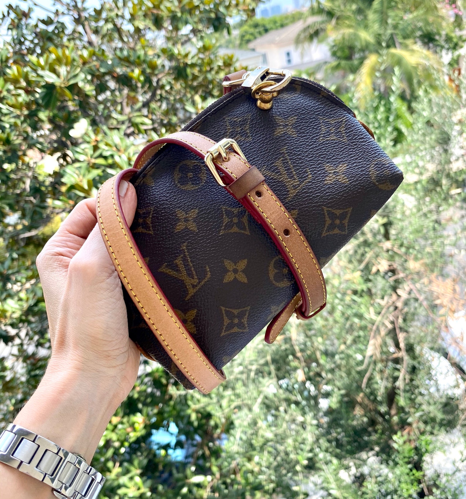 LOUIS VUITTON Authentic Clutch Pouch Bag LV Cosmetic Etsy