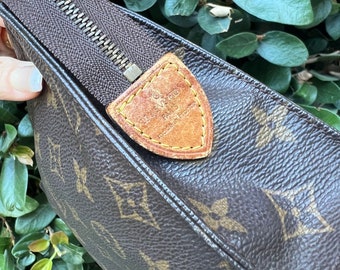 Vintage toiletry bag covered with LV monogram by Louis Vuitton, France