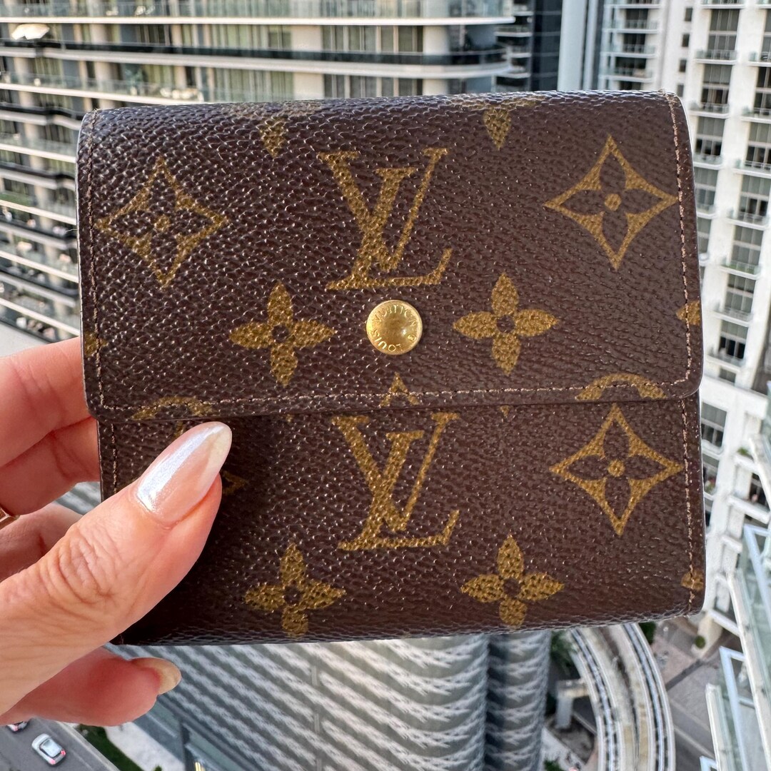 Authentic LOUIS VUITTON Wallet Porte Monnaie Vintage Bifold Wallet