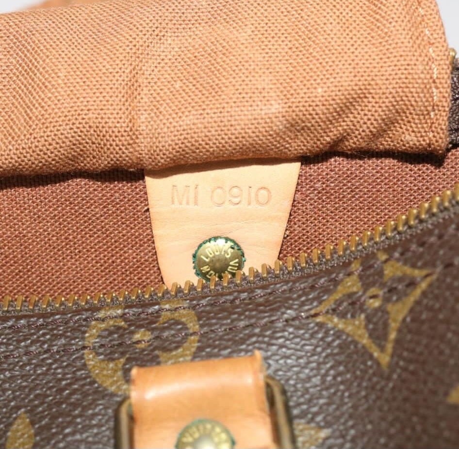 Original LOUIS VUITTON Speedy 25 Handtasche Monogram Braun Vintage LV Gebrauchte Geldborse lv beschichtetes Canvas Made in France Etsy