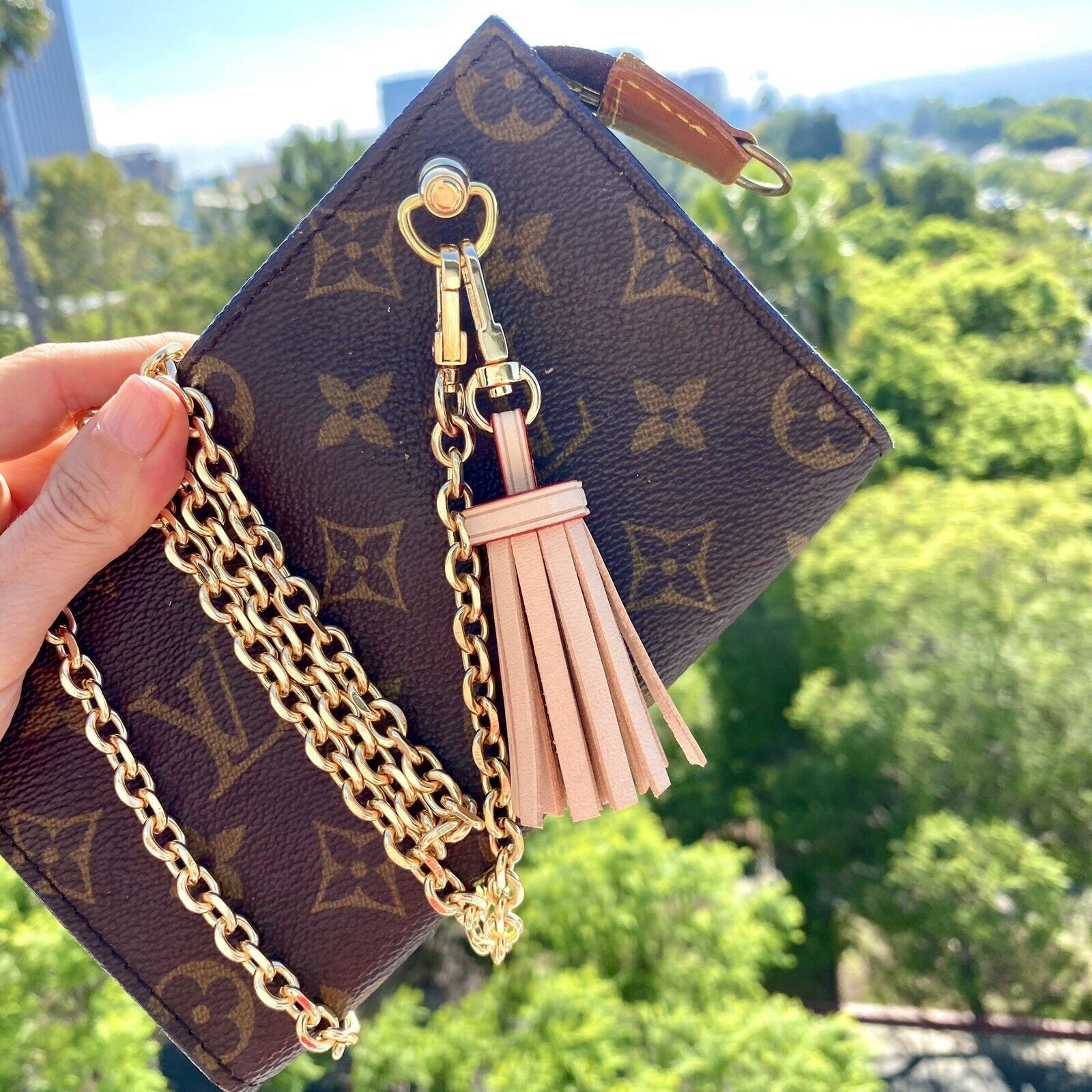 louis vuitton tassel bag