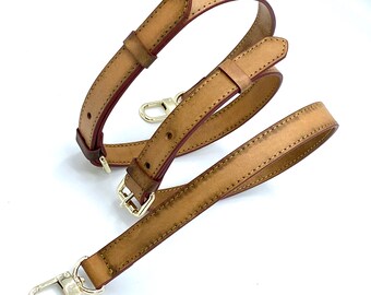 Brown Crossbody Bag Strap Cotton Vachetta Leather Adjustable Crossbody Bag  Strap Replacement Wide