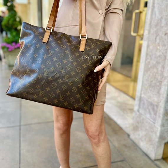 Authentic LOUIS VUITTON Tote Bag Cabas Mezzo Vintage Monogram 