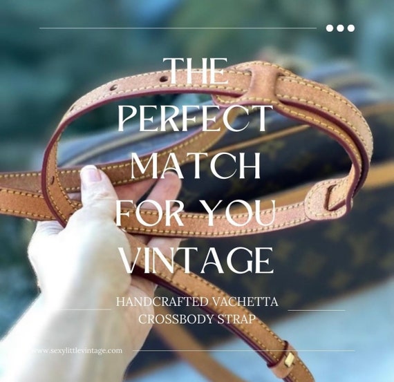 47 Natural Crossbody Vachetta Leather Strap Replacement For Louis Vuitton  Honey