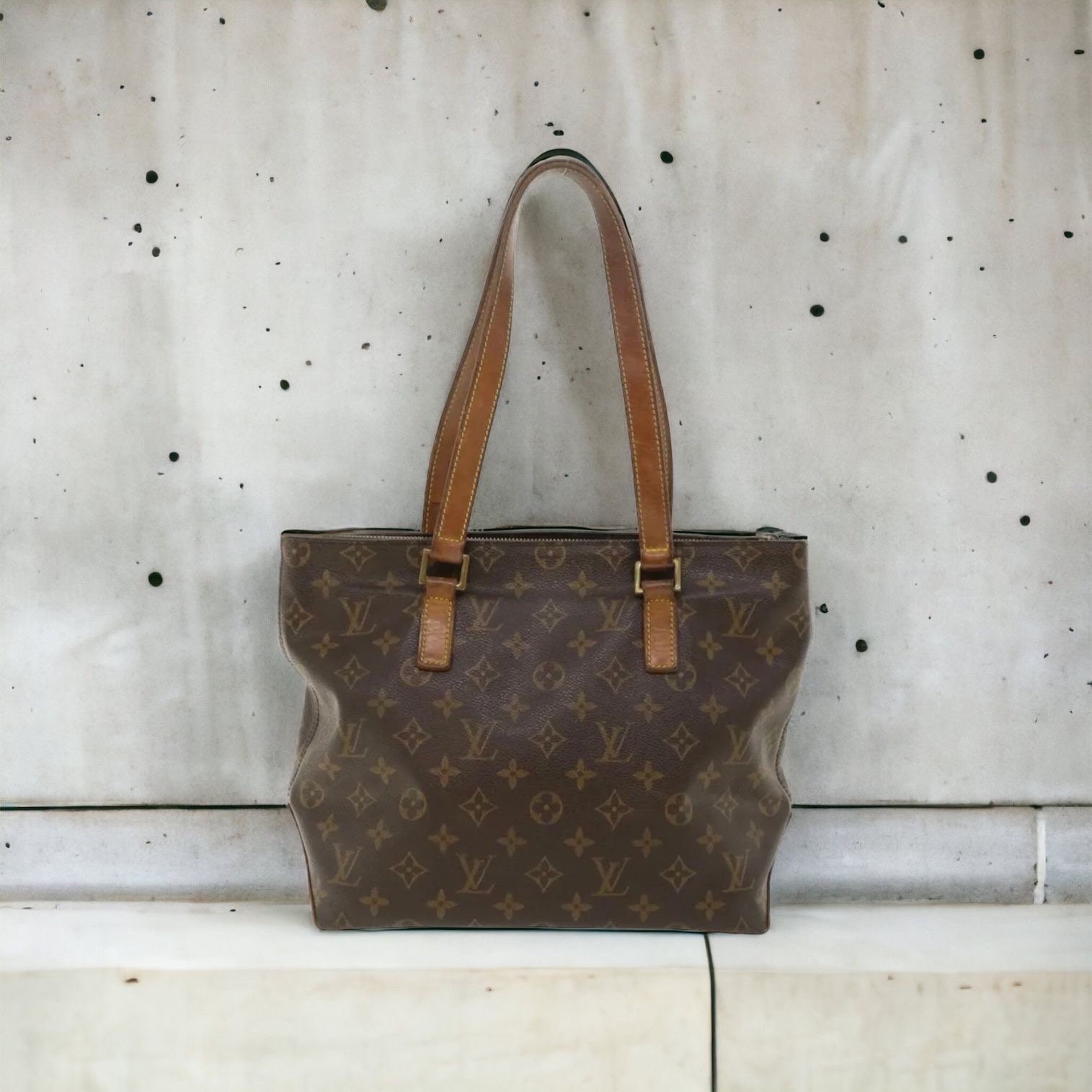 LV Monogram Large Piano Tote Bag Gold Hardware