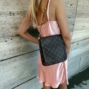 Brown Louis Vuitton Monogram Musette Tango Short Strap Shoulder Bag