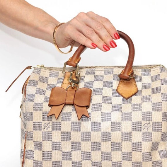 Louis Vuitton Brown, Pattern Print 2023 Monogram Speedy Bag Charm Micro