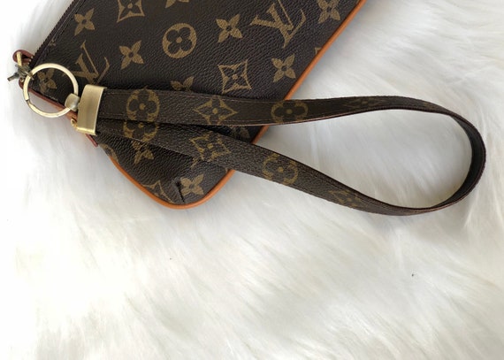 Louis Vuitton Upcycled Wrist Strap for Clutch. Wristlet Wrist | Etsy