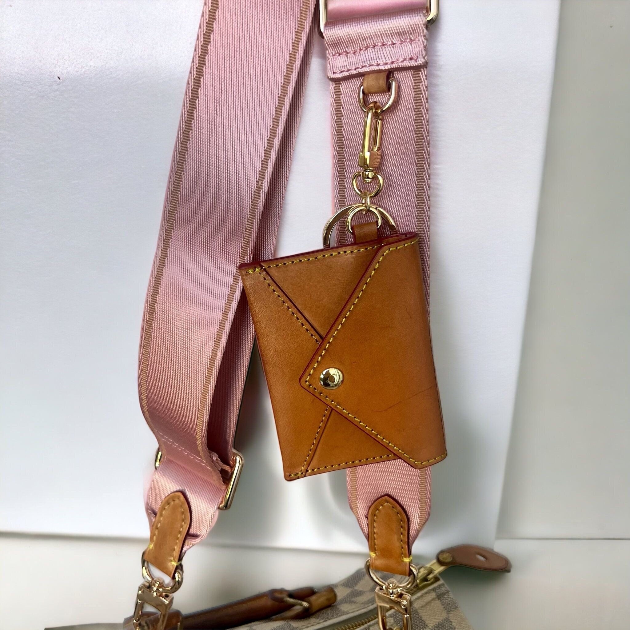 Louis Vuitton Dog Bag Charm and Key Holder Monogram Brown in Calf Leather  with Silver-tone - US