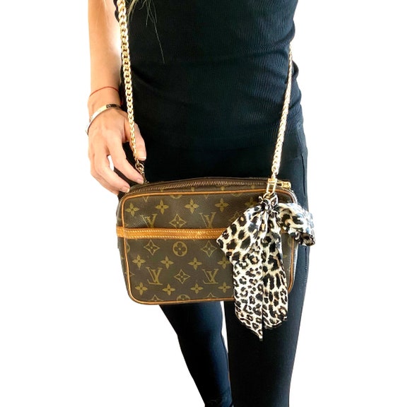 lv crossbody gold chain