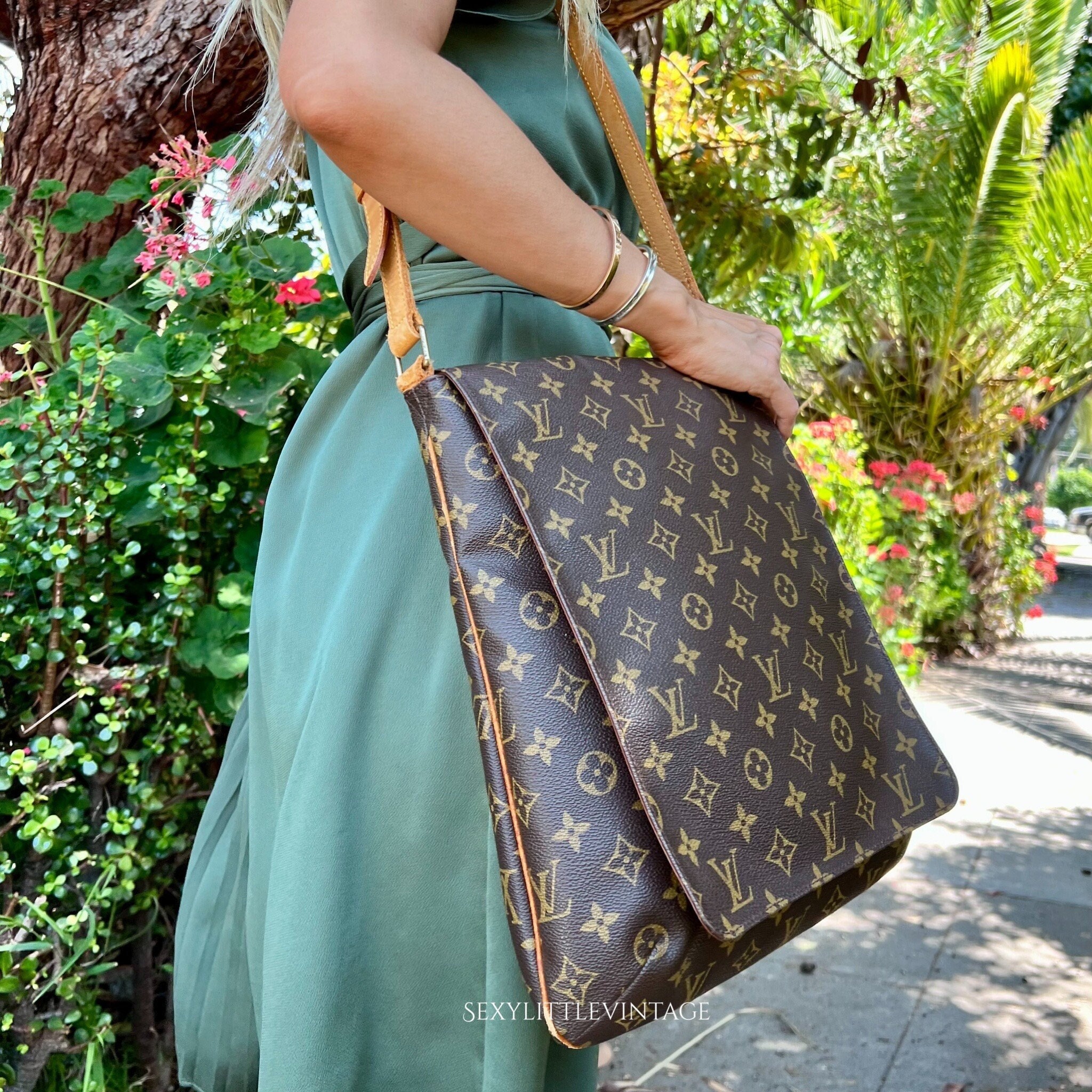 Authentic LOUIS VUITTON Musette Crossbody/shoulder Bag Vintage