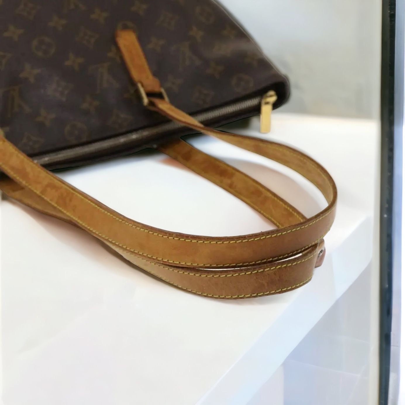 LV Monogram Large Piano Tote Bag Gold Hardware