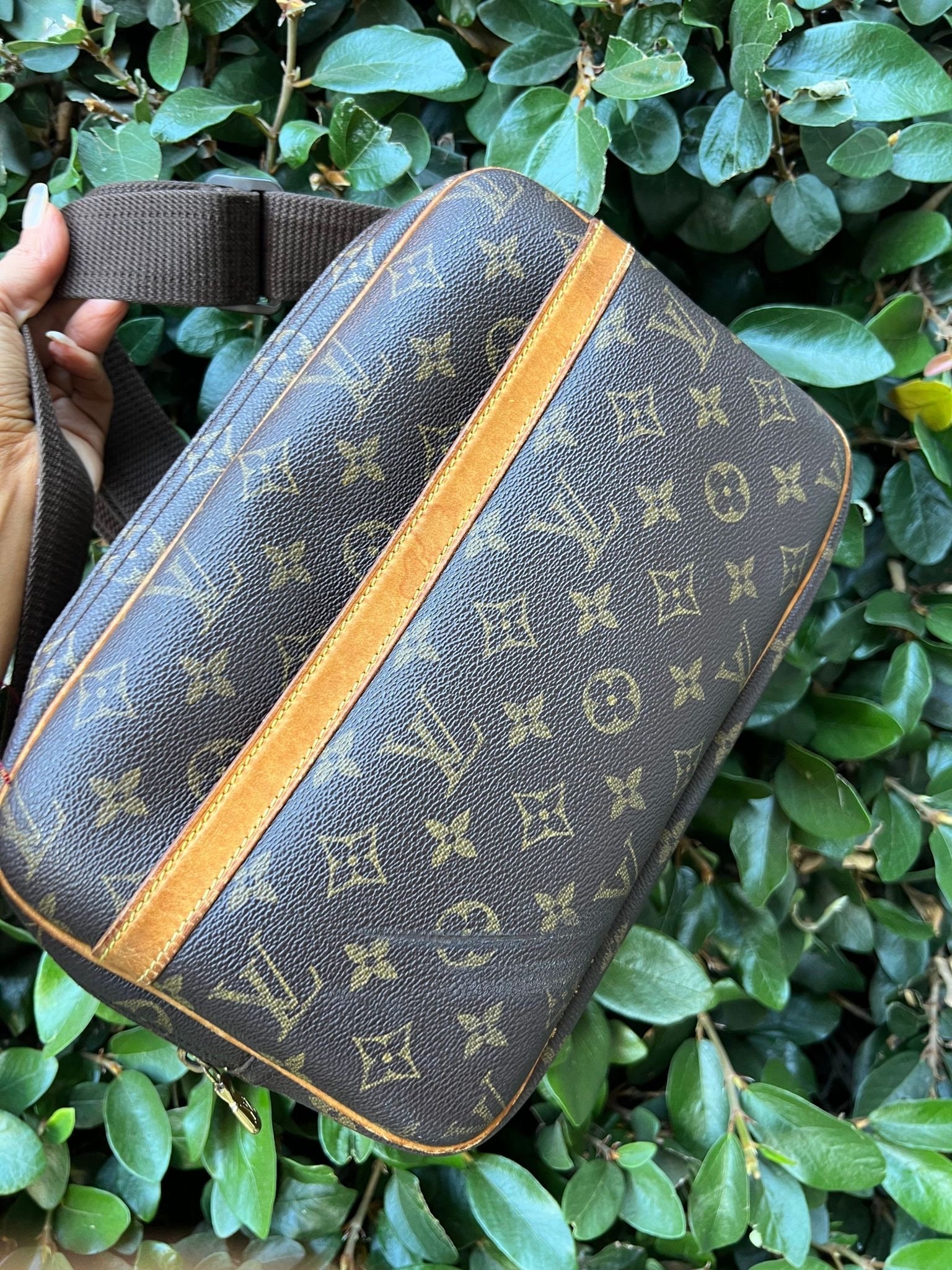 Shop for Louis Vuitton Monogram Canvas Leather Reporter PM Bag - Shipped  from USA