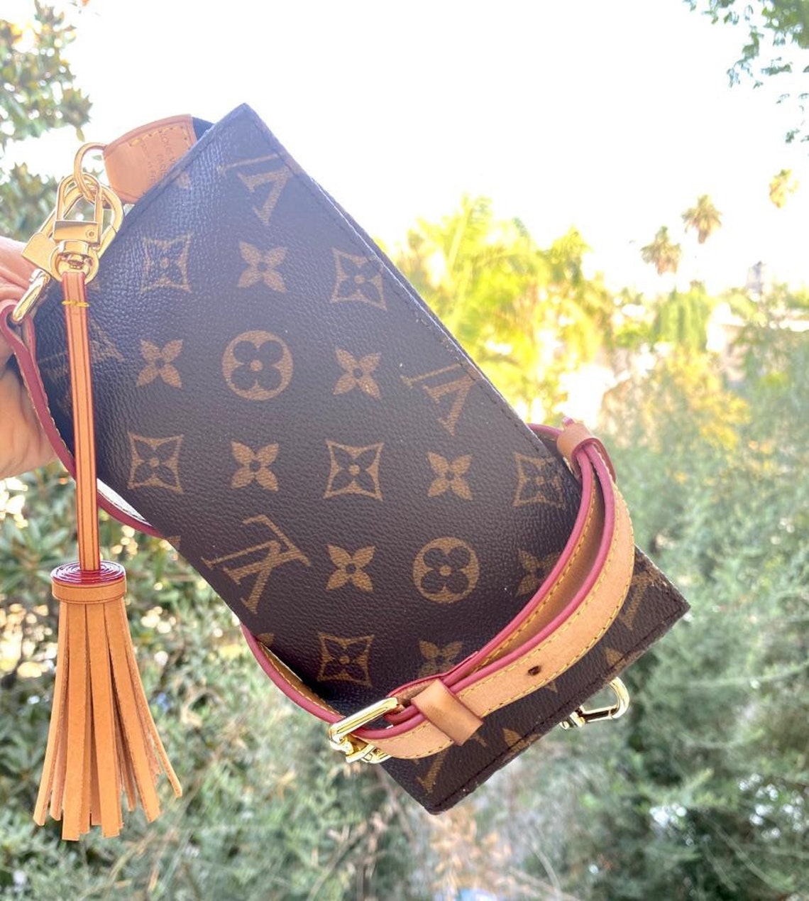 LOUIS VUITTON Authentic Bucket Clutch Bag LV Purse Etsy