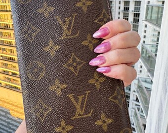 LOUIS VUITTON Vintage LV Monogram Brown Coated Canvas Wallet  display picture 1