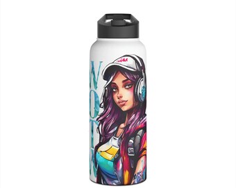 WOTW Stainless Steel Water Bottle by WOTW PRINTABLES