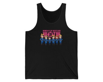 WOTW Helmet nisex Jersey Tank by WOTW PRINTABLES