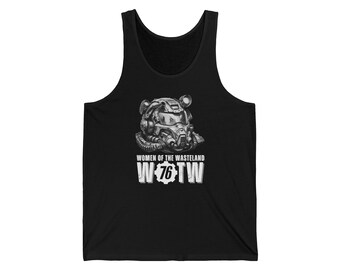 WOTW Helmet nisex Jersey Tank by WOTW PRINTABLES