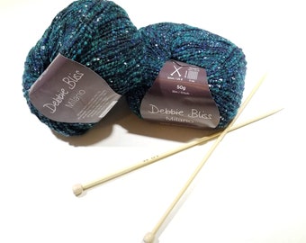 Debbie Bliss Milano Yarn, Aran Weight Yarn, Wool Blend Yarn, Silk Blend Yarn, Knitting Yarn, Crochet Yarn, Weaving Yarn, Discontinued Yarn