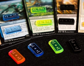 Acrylic Magic Plus 1 +1 Counters Tokens Set - MTG Magic The Gathering Compatible