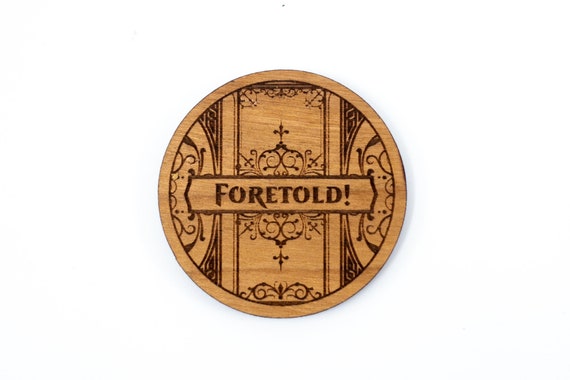 Buy Magic the Gathering Foretell Coin -place on Your "foretold" Cards Till  You Cast Them - Cherry Veneer Wood - MTG, Standard, EDH, Commander Online  in India - Etsy