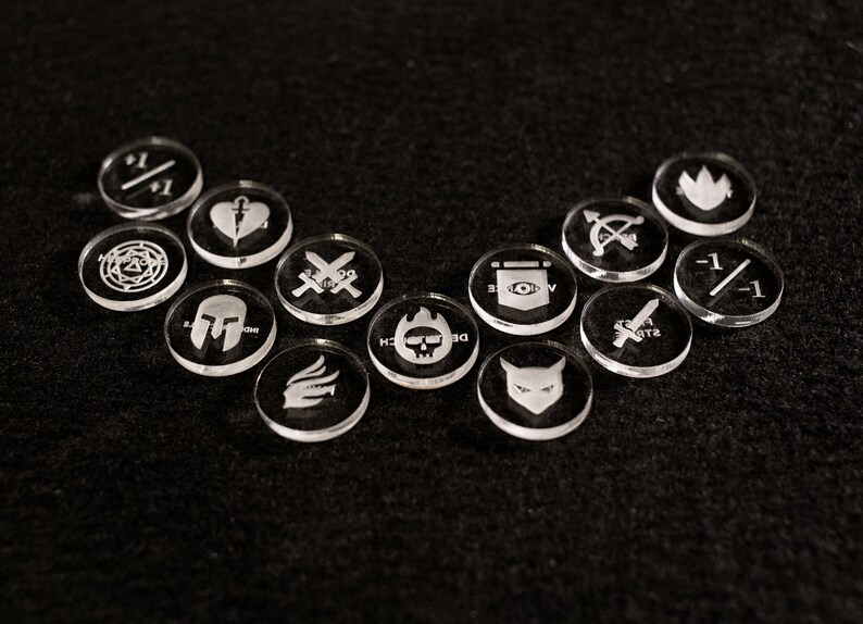 Magic the Gathering Static Ability Keyword Counter Tokens From Etsy