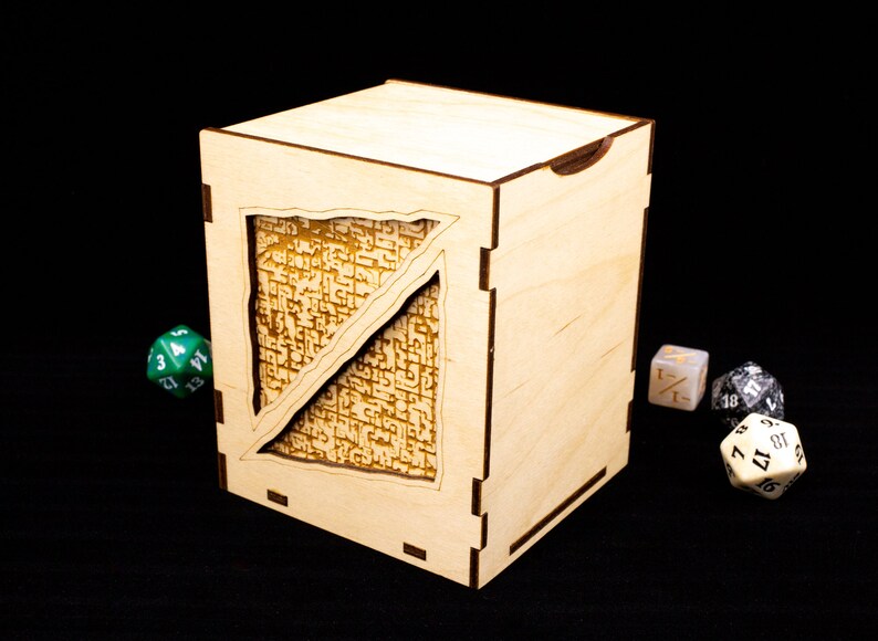 Commander EDH 100 Card Deck Box With Commander View Window Etsy