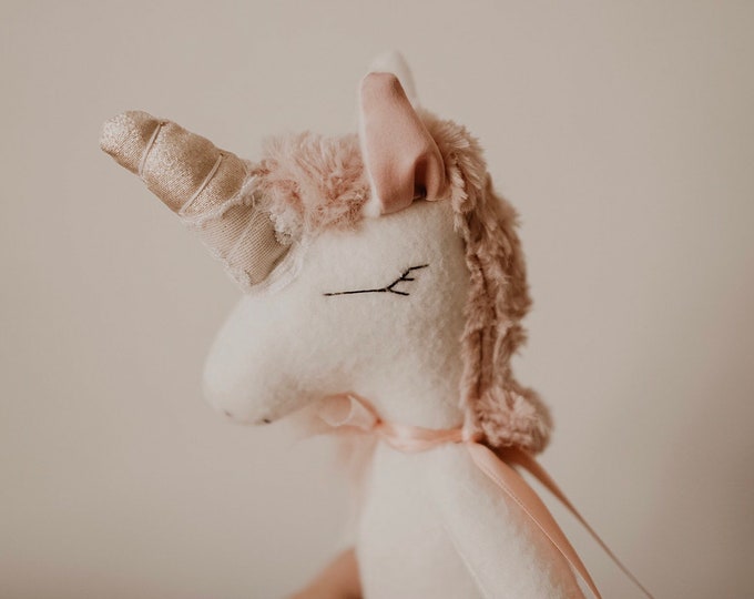 unicorn stuffed animal, stuffed animal, unicorn soft toy, unicorn doll, unicorn plushie, handmade unicorn stuffed animal, Francesca Unicorn