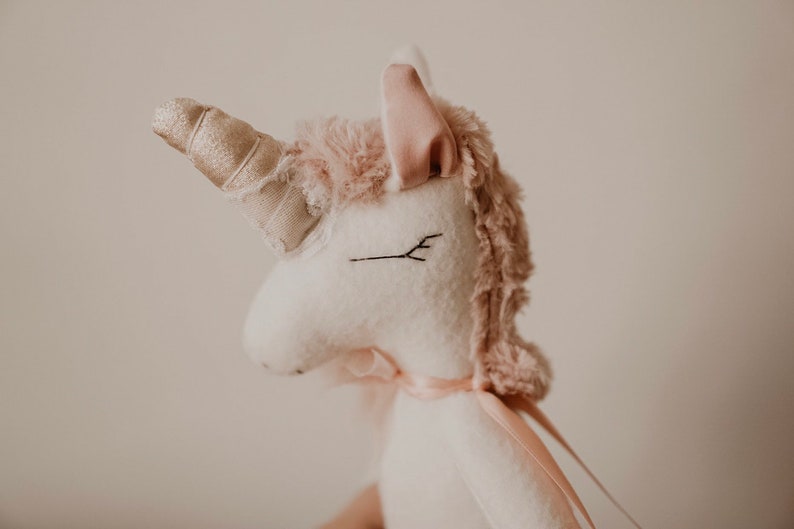 unicorn stuffed animal, stuffed animal, unicorn soft toy, unicorn doll, unicorn plushie, handmade unicorn stuffed animal, Francesca Unicorn Pink