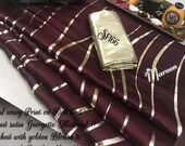 Traditional Maroon Art Silk Designer Saree Zig Zag Printed Sari With Golden Plain Unstitched Blouse For Women Wear,Festive Wear