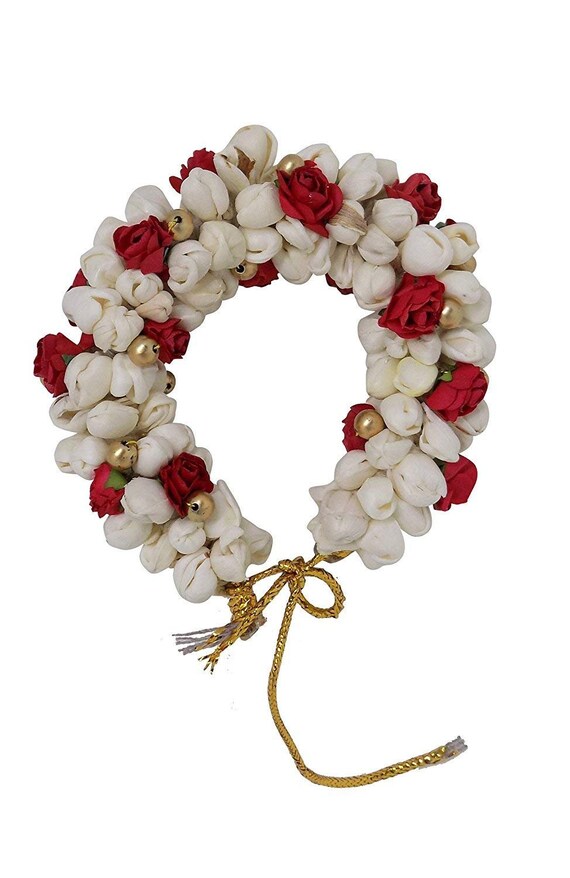 New Indian Artificial Flowers Gajra For Bun Making Decoration Etsy
