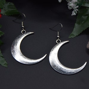 Earrings SUPERMOON || Moon Crescent Witch Witchy Wicca Wiccan Witch Witchcraft Strega Middle Ages Larp Witch Jewelry Moonchild Pagan Pagangoth
