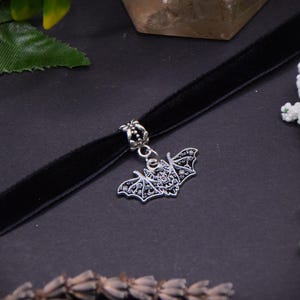 Choker SWEET BAT || Fledermaus Gothic Gothicschmuck Alternative Halsband Goth Pagangoth Wicca Wiccan Witch Witchy Statement Festival